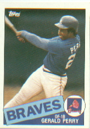 1985 Topps Baseball Cards      219     Gerald Perry